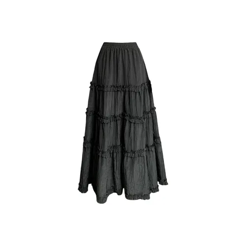 HTHK Женские Повседневные Длинные Юбки