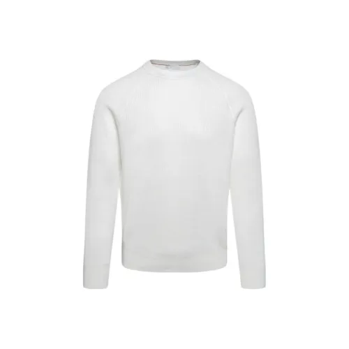 BRUNELLO CUCINELLI Bright White Men's Sweaters  
BRUNELLO CUCINELLI Ярко-белые мужские свитеры