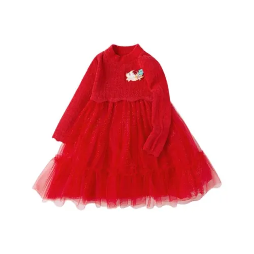 Balabala Детское платье Год дракона Серия CNY Детское