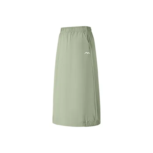 Skechers Seagrass Серо-зеленый/02MK Женские Повседневные длинные юбки
