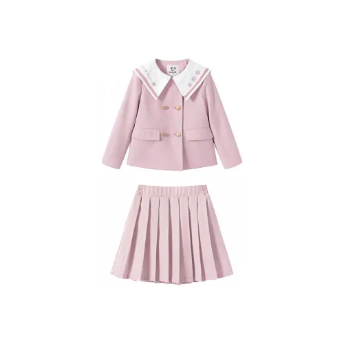 Hungry Dogs Комплект с юбкой Женские Розово-вишневый Детский