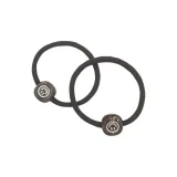 Смайлик Высокая эластичность Резинка для волос 1 шт (Темно-кофейный)