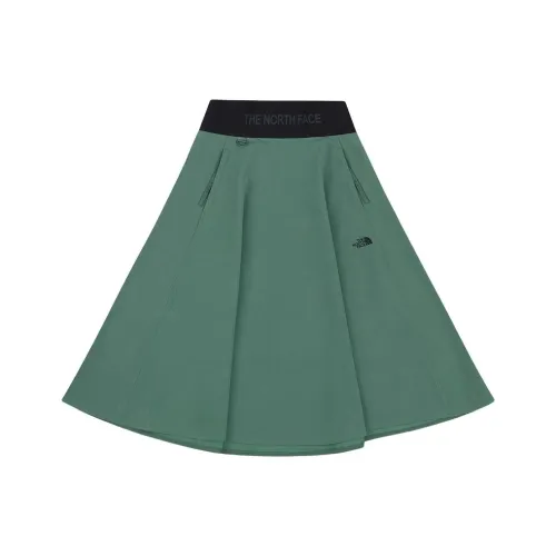 THE NORTH FACE Urban Exploration SS25 Повседневный Длинный Юбка Женские Утино-зеленый