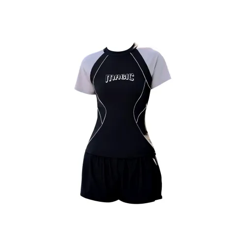 YUKE Двухкомпонентный купальник женский классический черный