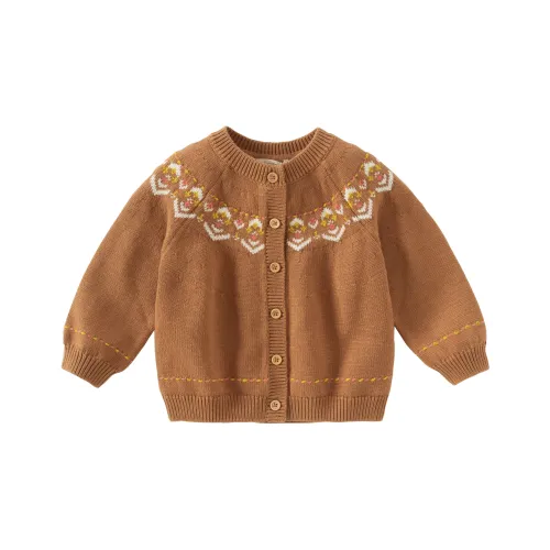 DAVE BELLA Свитер Молочный кофейный для детей 3-7 лет