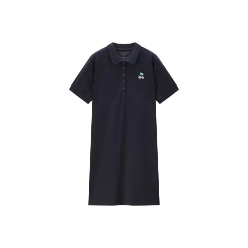 Giordano Короткий рукав Платье Женское