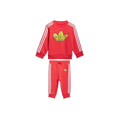 Adidas Красный Предшкольная Повседневная Спортивная Одежда