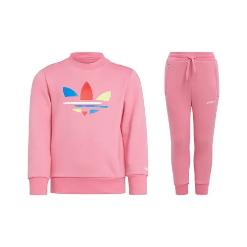 Adidas Originals Повседневная Спортивная Одежда Розовая Детская