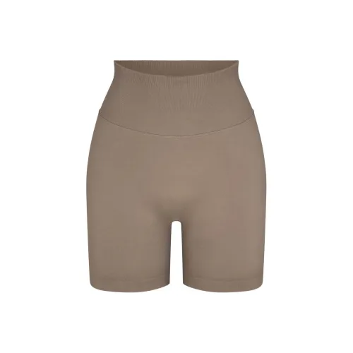 SKIMS Тень Нейлон Bike Короткий Велосипедные Штаны и Шорты Женские TRUFFLE TRUFFLE