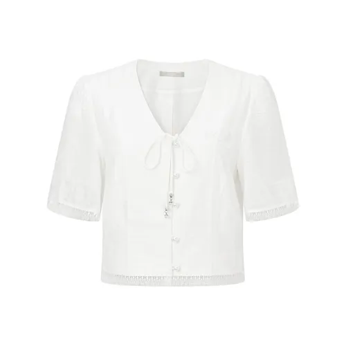 RARE Белые Женские Рубашки