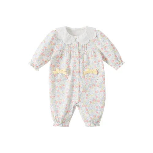 DAVE&BELLA Baby & Toddler Series Цветочный принт Детские комбинезоны / ползунки