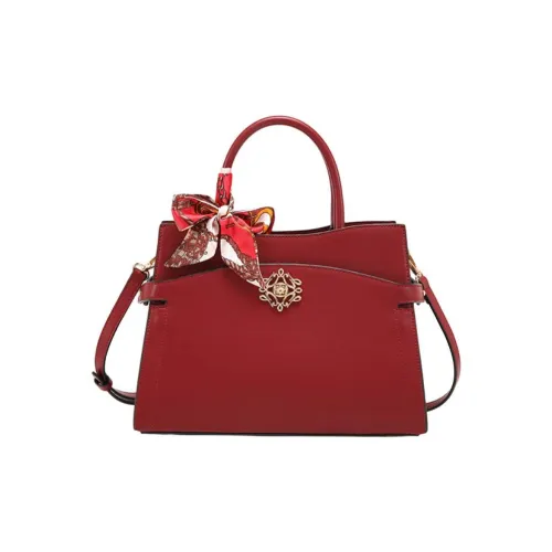 PAYOT Microfiber Synthetic Leather Bag Women's Burgundy