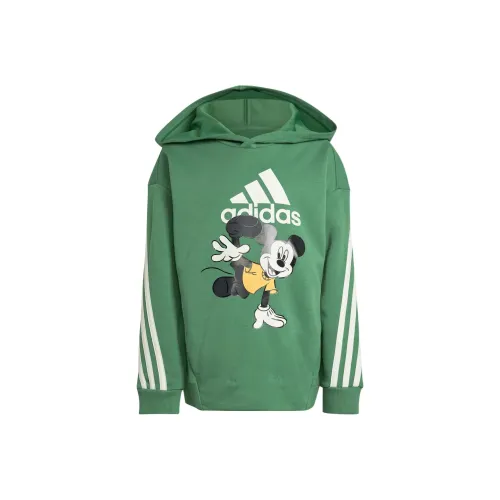Adidas x Disney Толстовка SS24 Микки Маус Зеленый Дети Возраст 3-7 лет