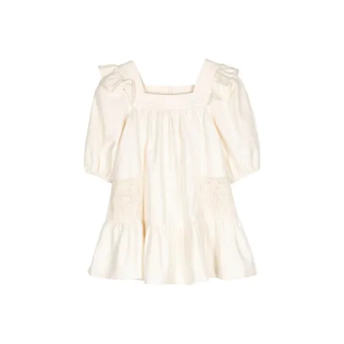 Zimmermann SS24 Платье Детское Бежевое