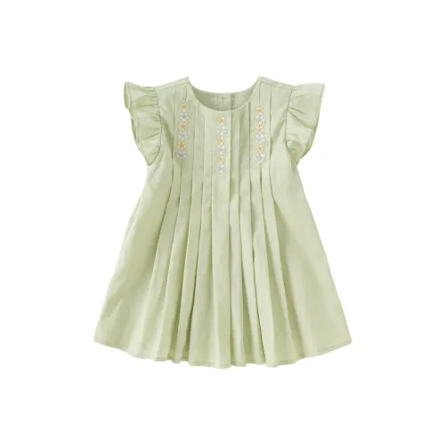 DAVE&BELLA Аква-зеленый Детские Платья