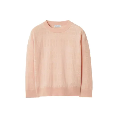 Burberry Свитер FW23 Кораллово-розовый Детский
