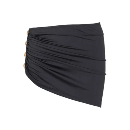 BALMAIN FW24 Платья и юбки для плавания Женские Черный