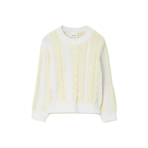 Burberry Айвори Kids Свитера