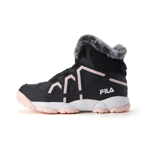 FILA KIDS BOA Slip-resistant Low Top Детские ботинки Легенда Синий Мягкий Фуксия Подростки