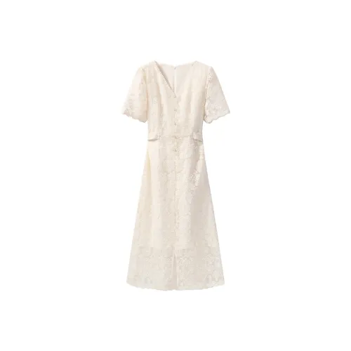 FAIRWHALE Короткий рукав Платье Женское