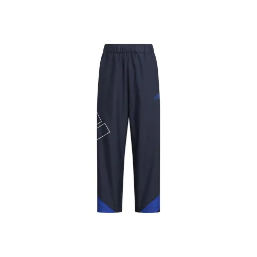 Adidas Темно-синие Kids Вязаные Тренировочные Брюки