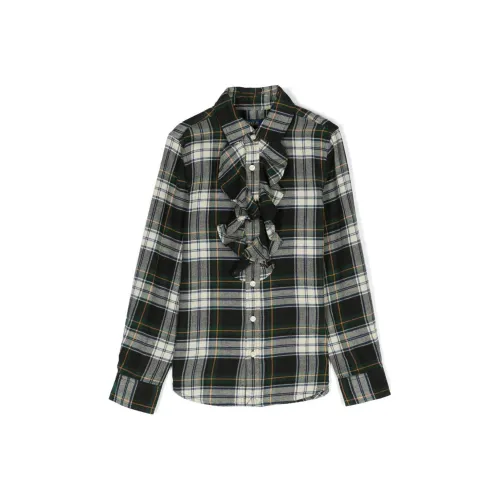 Polo Ralph Lauren Рубашка Весенний Осенний Детская Черная