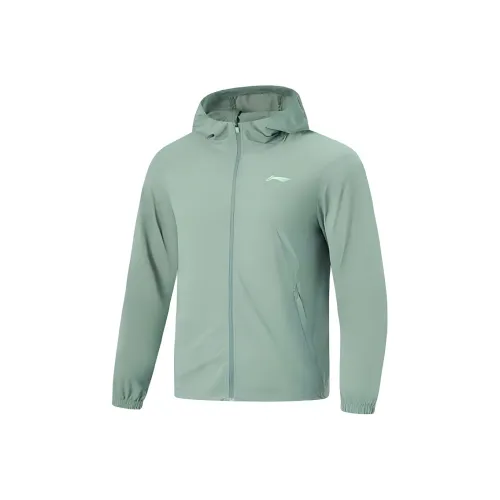 LINING RUNNING Collection Тренчкот Мужской Озерный Зеленый