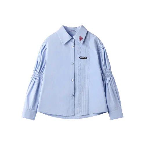 MUCMUKN Blue Kids Рубашки