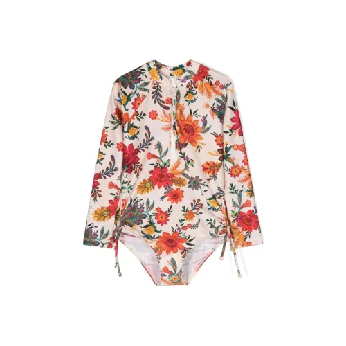 Zimmermann SS23 Облегающие купальники унисекс цвет слоновая кость