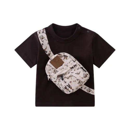 JUZI STORE T-рубашка Gobi коричневого цвета для детей в возрасте 3-7 лет