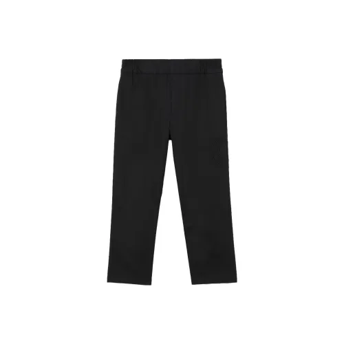 Детские Burberry SS23 Вязаные Спортивные Штаны Черные