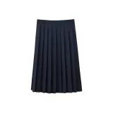 Темно-синий, платье-миди, длина 65 см