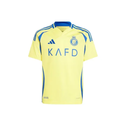 Adidas Синий/желтый Унисекс Футболка