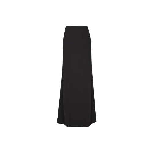 FENDI FW24 Повседневная длинная юбка женская черная