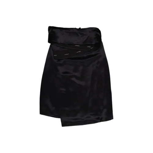 Burberry Повседневный Длинный Юбка Женская Черная