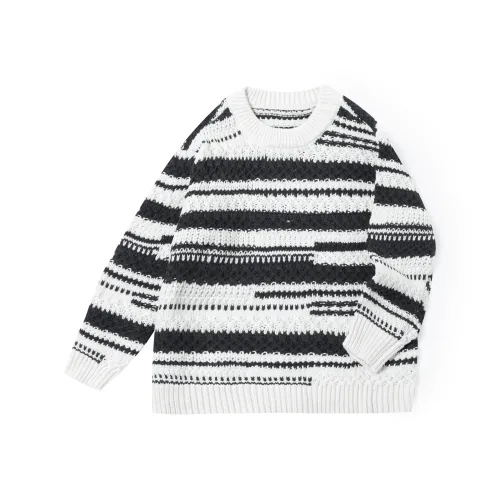 ASK Свитер Черно-белые полосы Подростки