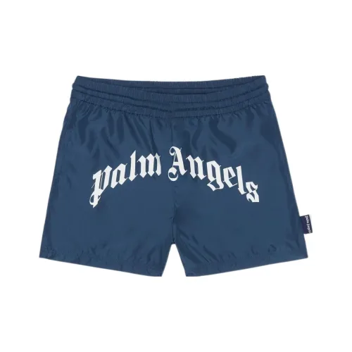 PALM ANGELS SS22 Kids Shorts Baby Marine Blue