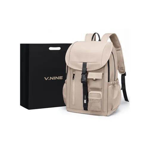 V.NINE Ткань Рюкзак Стандартный Унисекс Хаки Обсидиан Черный