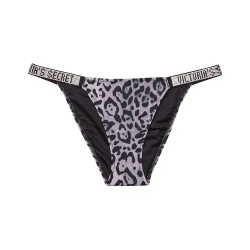 Victoria's Secret 1 шт Черный Леопардовый принт Женские Плавки