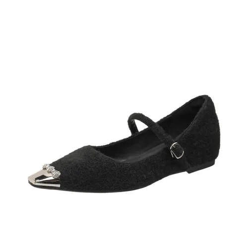 City Camel Квадратный каблук Туфли Мэри Джейн Женские