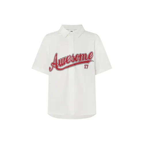 Little MO CO. Рубашка Raw Белая Детская