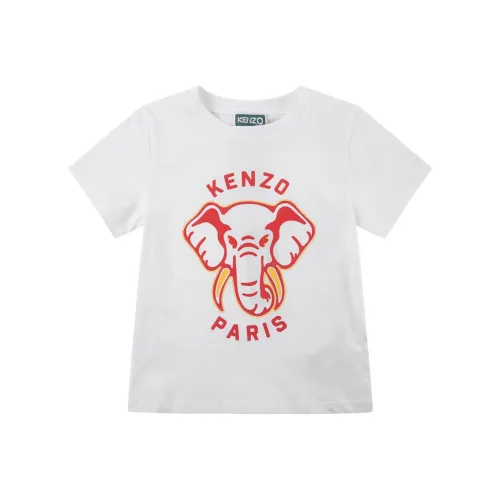 KENZO Белая Детская Рубашка
