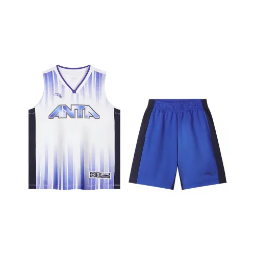 Antakids Повседневная спортивная одежда Pure White Новый Royal Blue Baby