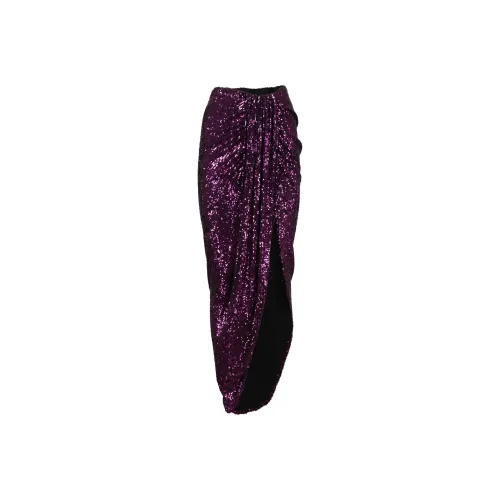 Nervis Повседневный Длинный Юбка Женские Фиолетовый