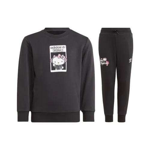 Adidas Originals x Hello Kitty Повседневная спортивная одежда Черный Детский