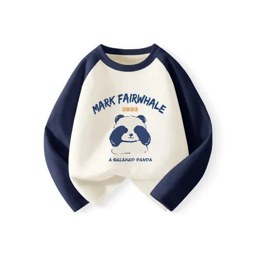 FAIRWHALE T-рубашка Masked Panda темно-синяя детская