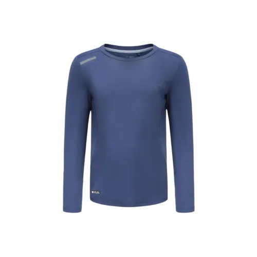 DECATHLON T-рубашка Серо-сланцевый Синий Детская