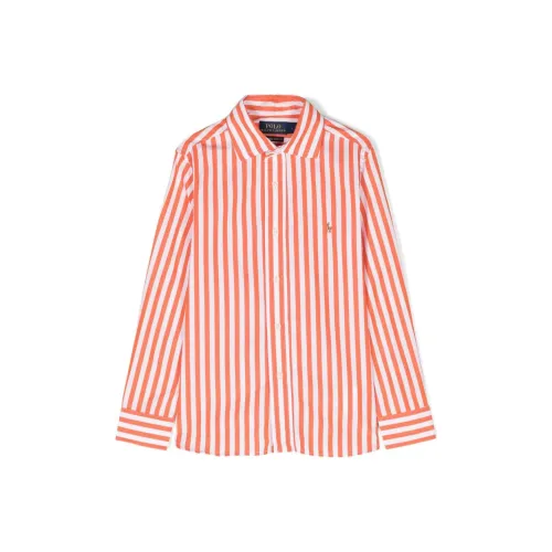 Polo Ralph Lauren Рубашка SS24 Lava Orange Детская