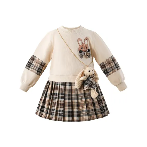 Dis Rabbit Детское платье цвет хаки