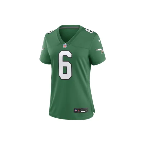 nike x NFL FW24 DeVonta Smith Philadelphia Eagles Регби Джерси Женские Сосновый зеленый